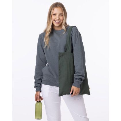 Custom Econscious Reclaimist Elemental Tote - Green Sageleaf Lifestyle View Custom Econscious Reclaimist Elemental Tote - Green Sageleaf Lifestyle View