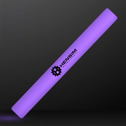 Custom Purple Foam Light Sticks 16" Cheer Sticks - Front View Custom Purple Foam Light Sticks 16" Cheer Sticks - Front View