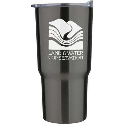 Custom 20 oz. Stainless Steel Vacuum Tumbler - Gunmetal