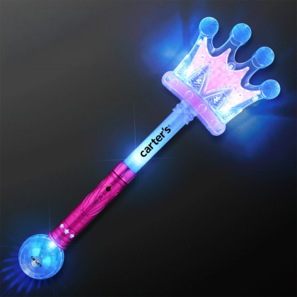 Custom Light Up Toy Crown Wand 17.2 Custom Light Up Toy Crown Wand 17.2