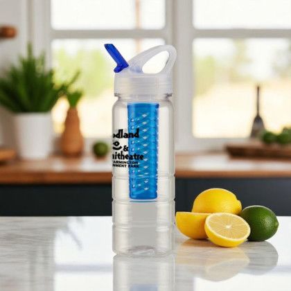 Custom 25 oz. PolySure Ridge Bottle w/Fruit Infuser Custom 25 oz. PolySure Ridge Bottle w/Fruit Infuser