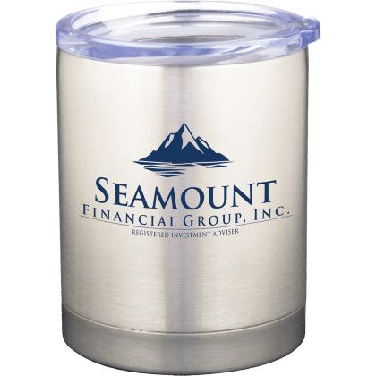 Custom Pro 12 oz. Double Wall Stainless Steel Travel Cup - Stainless steel Custom Pro 12 oz. Double Wall Stainless Steel Travel Cup - Stainless steel