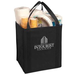 Custom Large Non-Woven Grocery Tote Custom Large Non-Woven Grocery Tote