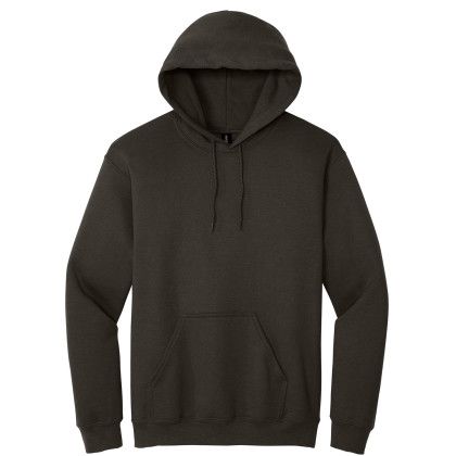 Custom Adult Blend Hooded Pullover Sweatshirt - Gildan - Dark chocolate