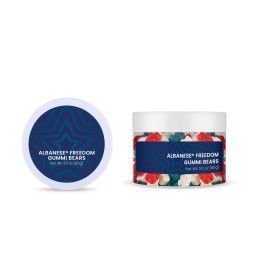 Custom Albanese Freedom Gummi Bears: Small Jar