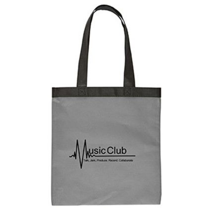 Custom Tubac Non-Woven Value Tote - Grey