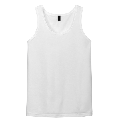 Custom Gildan Full Color Softstyle Tank Top - White Custom Gildan Full Color Softstyle Tank Top - White