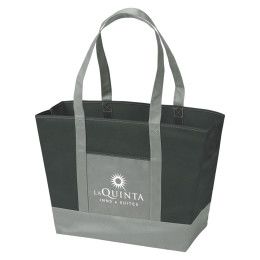Custom Lake Powell Non-Woven Nautical Tote - Black Custom Lake Powell Non-Woven Nautical Tote - Black