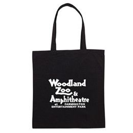 Custom 6 oz. Cotton Tote - Black Custom 6 oz. Cotton Tote - Black
