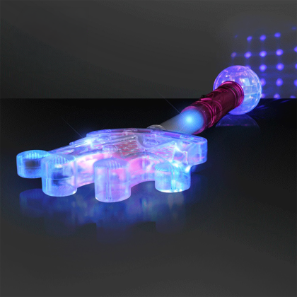 Custom Light Up Toy Crown Wand 17.2 - Side View Custom Light Up Toy Crown Wand 17.2 - Side View