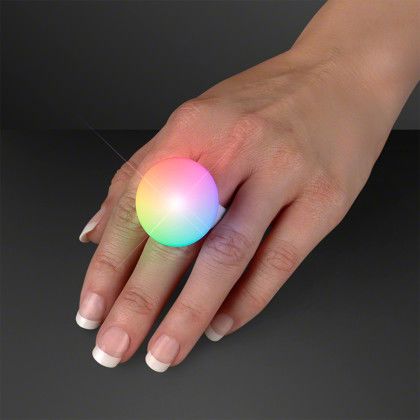 Custom Color Changing LED Mood Rings - In Use 