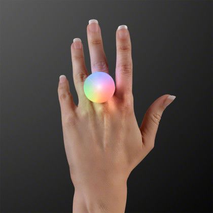 Custom Color Changing LED Mood Rings - Lifestyle View 