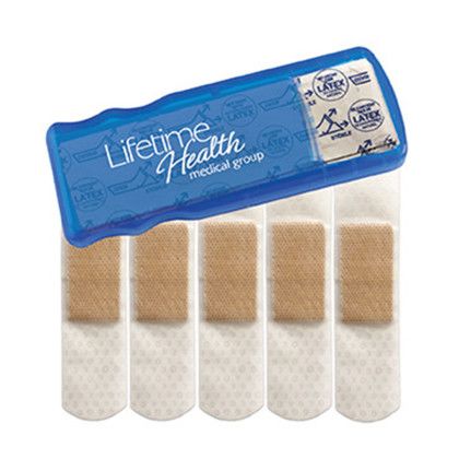 Custom Primary Care Bandage Dispenser - Translucent Blue