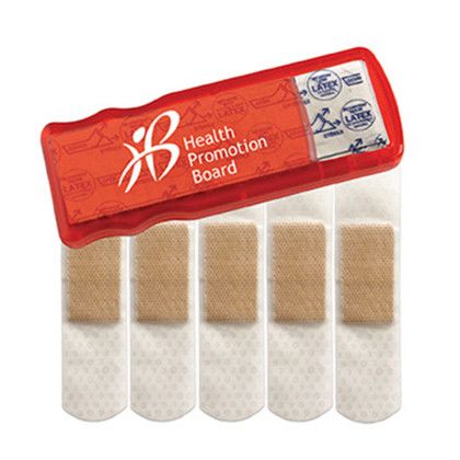 Custom Primary Care Bandage Dispenser - Translucent Red