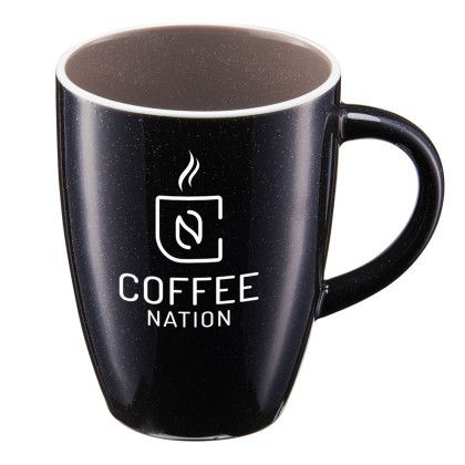 Custom 12 oz. Pacific Ceramic Mug - Black Custom 12 oz. Pacific Ceramic Mug - Black
