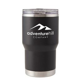 Custom 12 oz. Alpine Stainless Steel Travel Tumbler - Matte Black