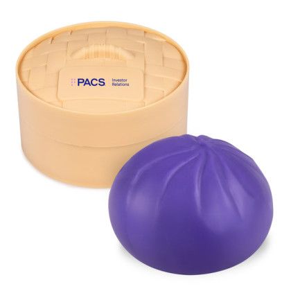 Custom Dumpling Delight Stress Reliever - purple Custom Dumpling Delight Stress Reliever - purple