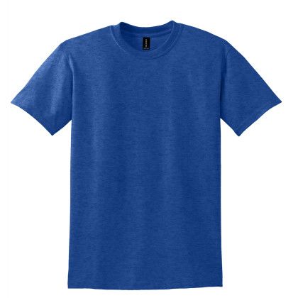 Custom Gildan Full Color Adult DryBlend T-Shirt - Heather Deep Royal Custom Gildan Full Color Adult DryBlend T-Shirt - Heather Deep Royal