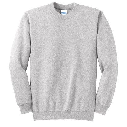 Essential Fleece Crewneck Color Sweatshirt - Ash