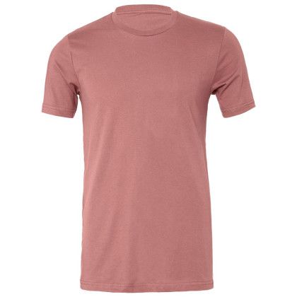 Custom Bella+Canvas Unisex Jersey Short Sleeve Tee - Mauve Custom Bella+Canvas Unisex Jersey Short Sleeve Tee - Mauve