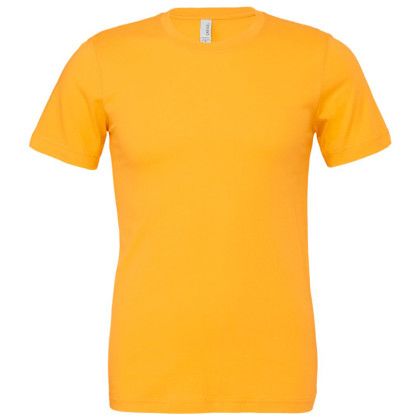 Custom Bella+Canvas Unisex Jersey Short Sleeve Tee - Gold Custom Bella+Canvas Unisex Jersey Short Sleeve Tee - Gold