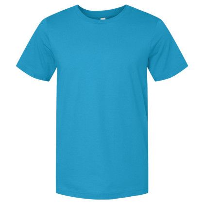 Custom Bella+Canvas Unisex Jersey Short Sleeve Tee - Aqua Custom Bella+Canvas Unisex Jersey Short Sleeve Tee - Aqua