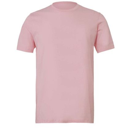 Custom Bella+Canvas Unisex Jersey Short Sleeve Tee - Pink Custom Bella+Canvas Unisex Jersey Short Sleeve Tee - Pink