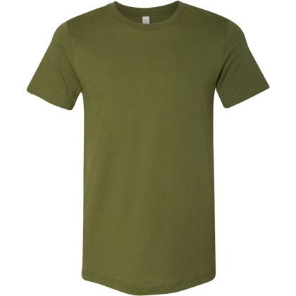 Custom Bella+Canvas Unisex Jersey Short Sleeve Tee - Olive Custom Bella+Canvas Unisex Jersey Short Sleeve Tee - Olive