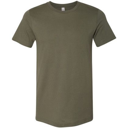 Custom Bella+Canvas Unisex Jersey Short Sleeve Tee - Military green Custom Bella+Canvas Unisex Jersey Short Sleeve Tee - Military green
