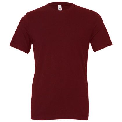 Custom Bella+Canvas Unisex Jersey Short Sleeve Tee - Maroon Custom Bella+Canvas Unisex Jersey Short Sleeve Tee - Maroon