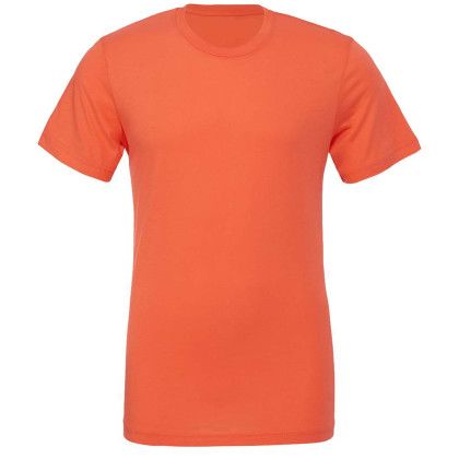Custom Bella+Canvas Unisex Jersey Short Sleeve Tee - Coral Custom Bella+Canvas Unisex Jersey Short Sleeve Tee - Coral