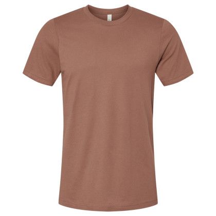 Custom Bella+Canvas Unisex Jersey Short Sleeve Tee - Chestnut Custom Bella+Canvas Unisex Jersey Short Sleeve Tee - Chestnut