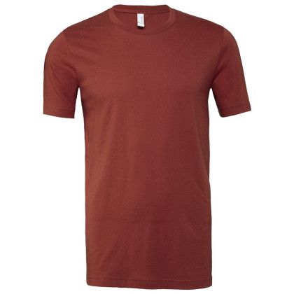 Custom Bella+Canvas Unisex Jersey Short Sleeve Tee - Rust Custom Bella+Canvas Unisex Jersey Short Sleeve Tee - Rust