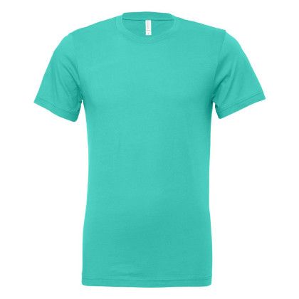 Custom Bella+Canvas Unisex Jersey Short Sleeve Tee - Teal Custom Bella+Canvas Unisex Jersey Short Sleeve Tee - Teal