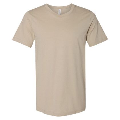 Custom Bella+Canvas Unisex Jersey Short Sleeve Tee - Tan Custom Bella+Canvas Unisex Jersey Short Sleeve Tee - Tan