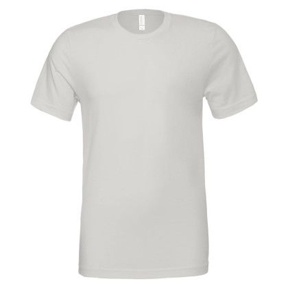 Custom Bella+Canvas Unisex Jersey Short Sleeve Tee - Silver Custom Bella+Canvas Unisex Jersey Short Sleeve Tee - Silver