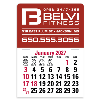 Custom Triumph Calendars Press-N-Stick Standard Calendar - Square