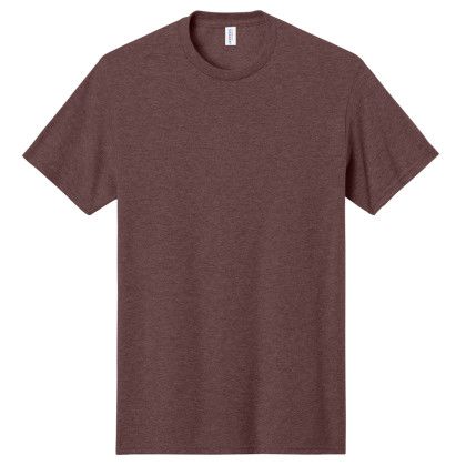 Custom Jerzees Full Color - Dri-Power 50/50 Cotton/Poly T-Shirt - Vintage Heather Maroon