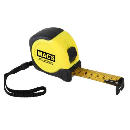 Custom 16' Tape Measure - Yellow Open View