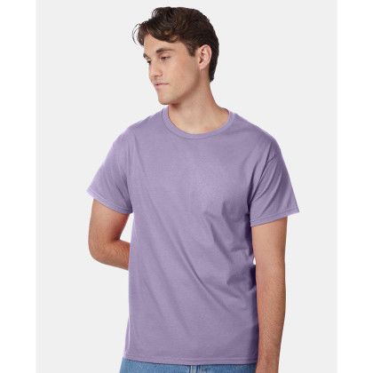 Hanes 100% Cotton T-Shirt - Lavender Hanes 100% Cotton T-Shirt - Lavender