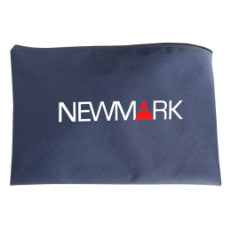 Custom Legal Size Zippered Portfolio - Navy