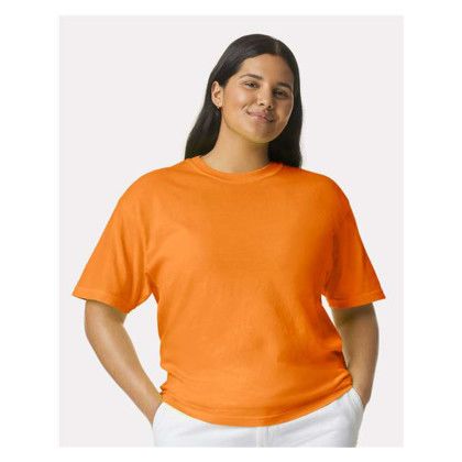 Custom Comfort Colors Heavyweight Ring-spun Cotton T-Shirt | Logo Tees - bright orange 