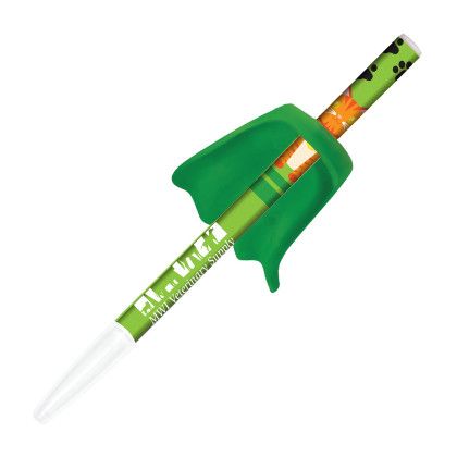 Custom Pen Heroes Pet Series Cat with Cape - Green