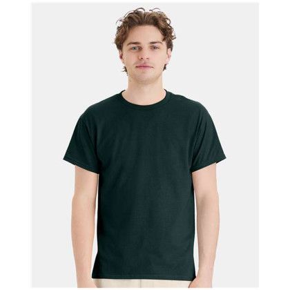 Hanes - Eco Smart 50/50 Cotton/poly T-Shirt - Deep Forest