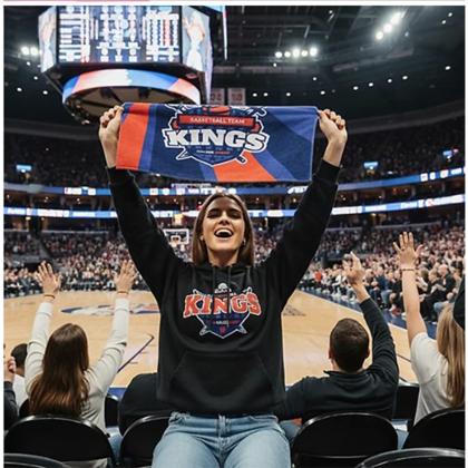 Custom Procolor Victory Rally Towel - In Use 