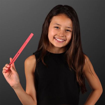Custom 9.4" Red Glow Stick Wands - In use