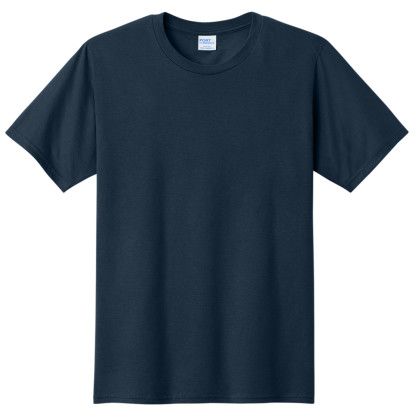 Custom Port & Company Fan Favorite Tee - Deep Navy Custom Port & Company Fan Favorite Tee - Deep Navy