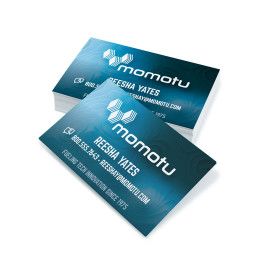 Custom Business Card - Gloss - White