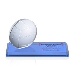 Custom Northam Volleyball Full Color Award on Sky Blue Base - Sky blue Custom Northam Volleyball Full Color Award on Sky Blue Base - Sky blue