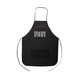 Custom Sublimated rPET Non-Woven Apron - Black Custom Sublimated rPET Non-Woven Apron - Black